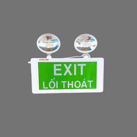 đèn exit kêt hợp sự cố kentom