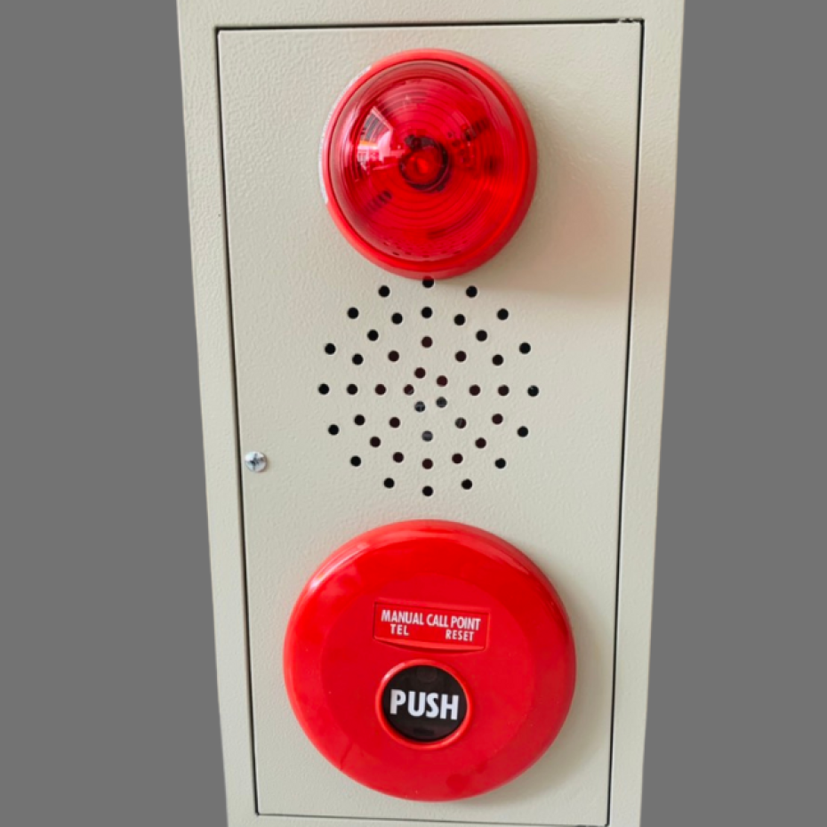 Bộ tổ hợp chuông, đèn, nút nhấn đấu nối sẵn dùng nguồn 220V