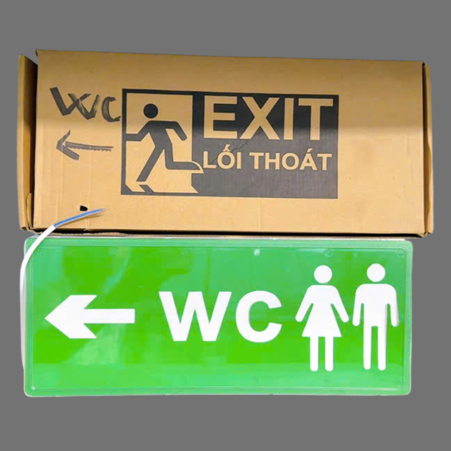 Đèn WC hướng trái
