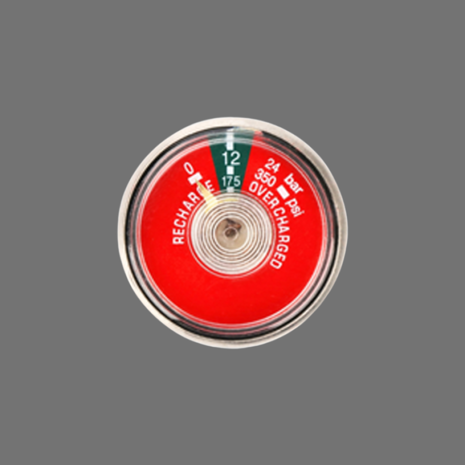 Đồng hồ áp suất của bình chữa cháy loại nhỏ 8mm.